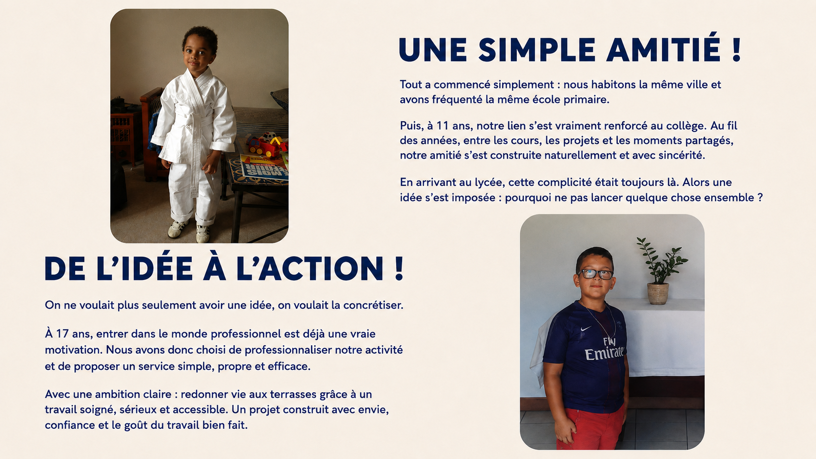 Une simple amitié, de l'idée à l'action : l'histoire des deux fondateurs de CLEANI.